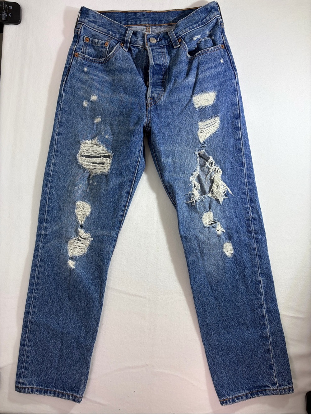 Levi's 501 Women’s Classic Blue Denim Jeans